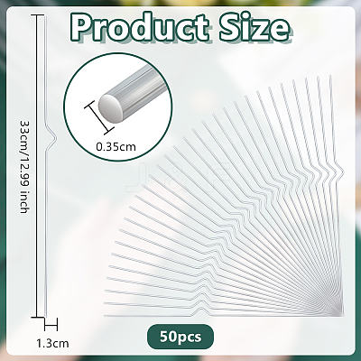 Iron Support Stakes DIY-WH0899-406-1
