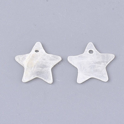 Capiz Shell Charms X-SHEL-T012-24-1