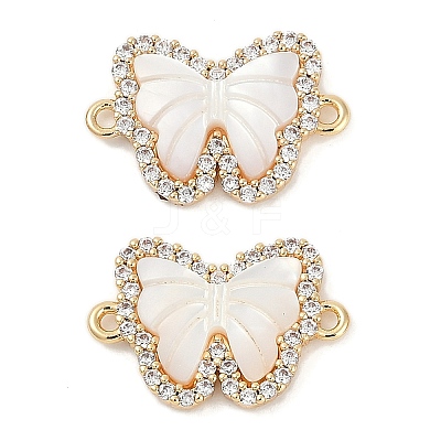 Brass Micro Pave Cubic Zirconia Pendants KK-U043-32G-01-1