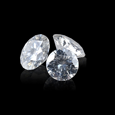 Brilliant Round Cut Moissanite Loose Stones Cabochons RGLA-F081-01F-1