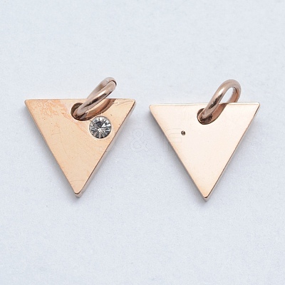 316 Surgical Stainless Steel Pendants STAS-K178-07RG-1
