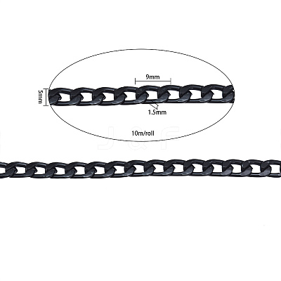 Aluminum Twisted Chains Curb Chains CHA-CJ0001-01B-1