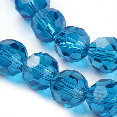 Glass Beads Strands EGLA-J042-8mm-14-1