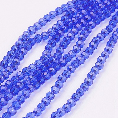 Glass Beads Strands EGLA-J042-4mm-02-1
