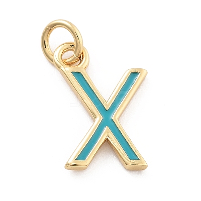 Rack Plating Brass Pendants KK-C065-03X-G-1