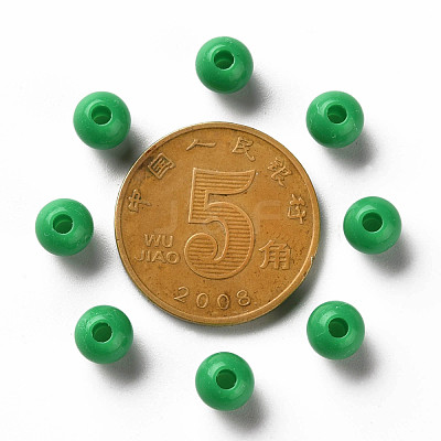 Opaque Acrylic Beads MACR-S370-C6mm-24-1