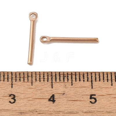 Ion Plating(IP) 304 Stainless Steel Pendants STAS-Q323-03A-RG-1