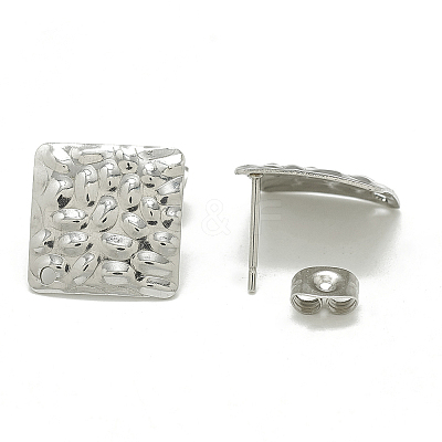 Non-Tarnish 304 Stainless Steel Stud Earring Findings LS-STAS-Q225-01A-1