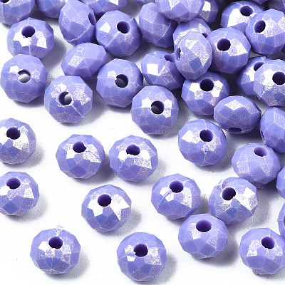 Spray Painted Acrylic Beads MACR-S280-03A-1