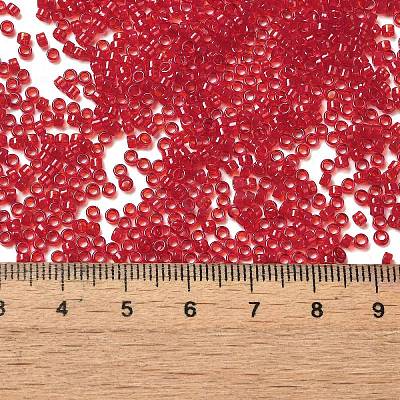 Transparent Colours Glass Round Seed Beads SEED-B001-06A-04-1