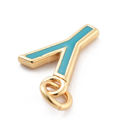 Rack Plating Brass Pendants KK-C065-03Y-G-1
