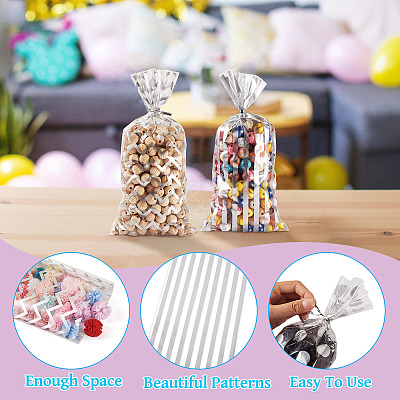 4 Styles OPP Cellophane Candy Storage Bags Sets ABAG-TAC0013-20A-03-1