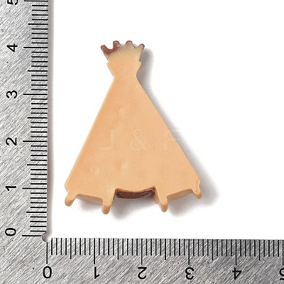 Cartoon Tribe Theme Opaque Resin Decoden Cabochons RESI-M043-01G-1