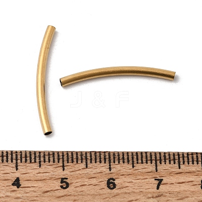 304 Stainless Steel Tube Beads STAS-K332-02B-G-1