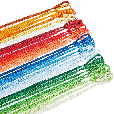 32 Skeins 4 Colors Mulberry Silk Embroidery Floss OCOR-CY0003-07-1