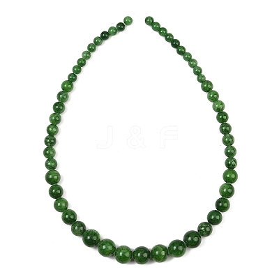 Natural Mashan Jade Graduated Beads Strands GG-CBA2AE1-A08-P-1
