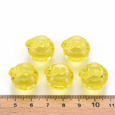 Transparent Acrylic Pendants TACR-T024-05B-916-1