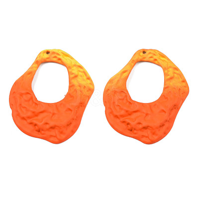 Spray Painted Iron Pendants IFIN-N008-031C-1