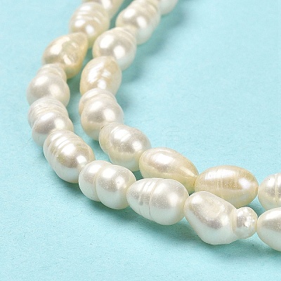Natural Cultured Freshwater Pearl Beads Strands PEAR-E016-166-1
