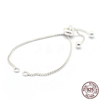 925 Sterling Silver Chain Bracelet Making MAK-L016-001S-1