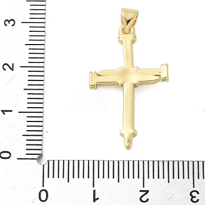 Brass Micro Pave Cubic Zirconia Pendants KK-P293-21B-G-1