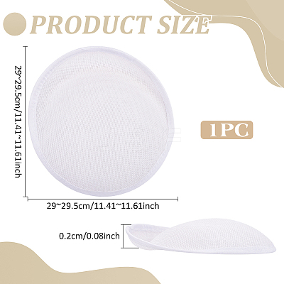 Linen Cloth Mini Hat Fascinator Base AJEW-WH0472-53A-1