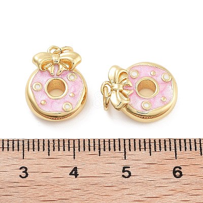 Rack Plating Brass Enamel Pendants KK-G512-19B-G-1