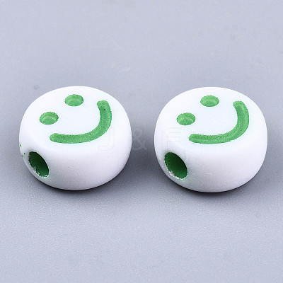 Opaque Craft Acrylic Beads X-MACR-S369-003A-01-1