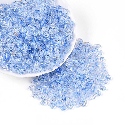 Baking Paint Transparent Glass Beads DGLA-T004-06K-1