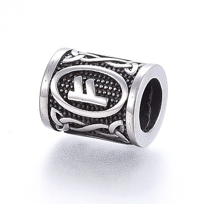 304 Stainless Steel Beads STAS-H460-01AS-6-1