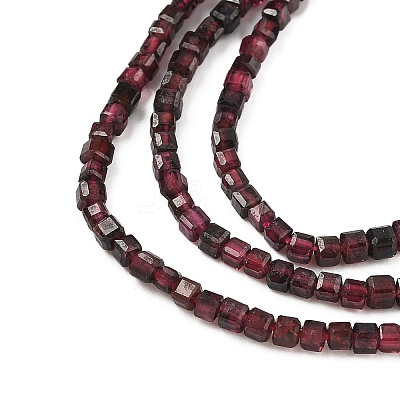 Natural Garnet Beads Strands G-RM25319-A02-2x2mm-1