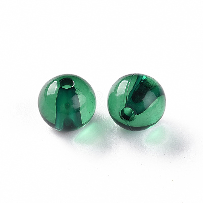 Transparent Acrylic Beads MACR-S370-A10mm-735-1
