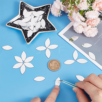 300Pcs Self-Adhesive Acrylic Mosaic Tiles DIY-OC0012-59B-1