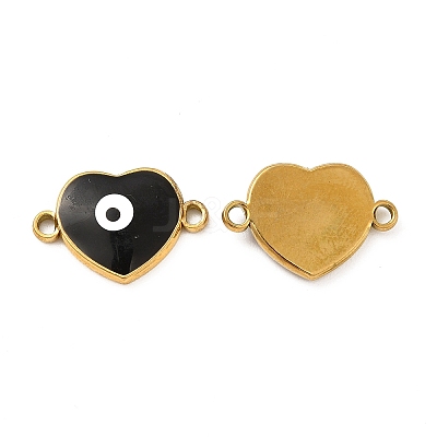 201 Stainless Steel Enamel Connector Charms STAS-P320-14G-1
