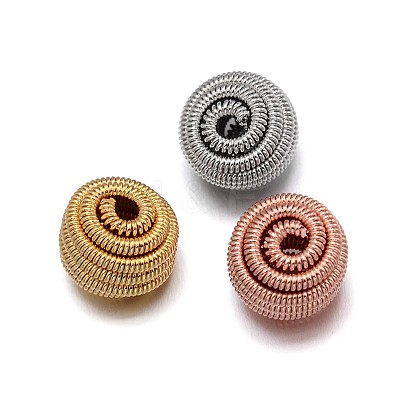 Round Brass Spring Beads KK-F0317-03-NR-1