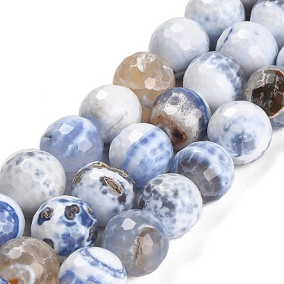 Natural Fire Crackle Agate Beads Strands G-L595-A02-01K-1