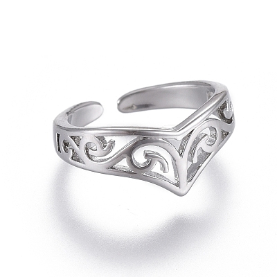 Adjustable Brass Toe Rings RJEW-EE0002-10P-1