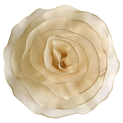 1Pc Flower Polyester Brooches JEWB-CN0001-08D-1