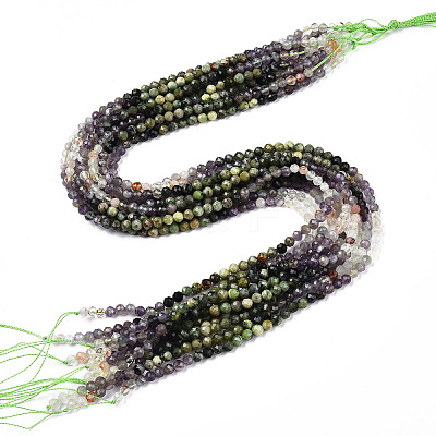 Natural & Synthetic Mixed Gemstone Beads Strands G-D080-A01-01-08-1