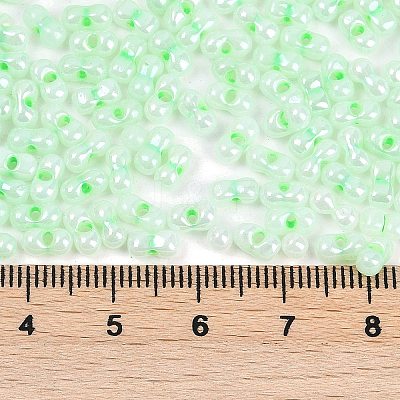 Opaque Colours Luster Glass Seed Beads X1-SEED-K010-04C-1