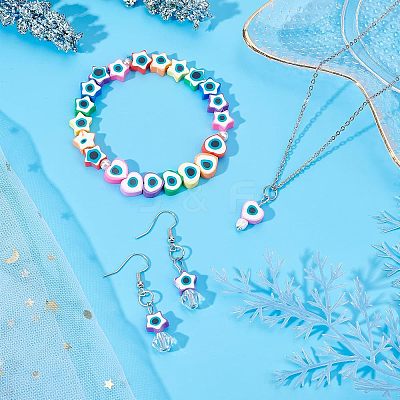 350Pcs 14 Style Handmade Polymer Clay Beads CLAY-NB0001-69-1