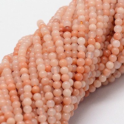 Natural Pink Aventurine Beads Strands G-N0185-04-2mm-1