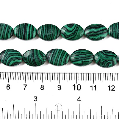 Synthetic Malachite Beads Strands G-M206-38-1