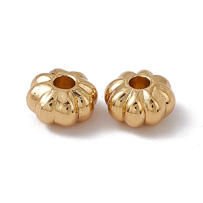 Rack Plating Brass Beads KK-C007-45G-1