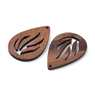 Walnut Wood Laser Cut Pendants WOOD-Q051-04A-1