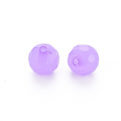 Transparent Acrylic Beads TACR-S154-62E-04-1