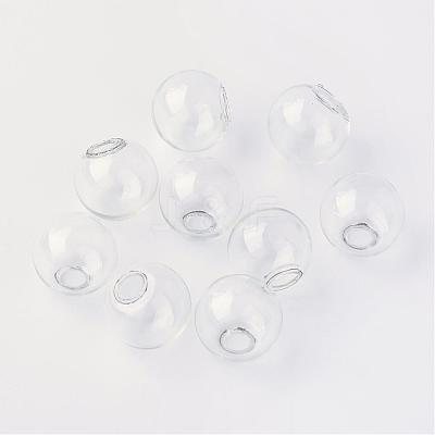 Round Mechanized One Hole Blown Glass Globe Ball Bottles BLOW-R001-14mm-1