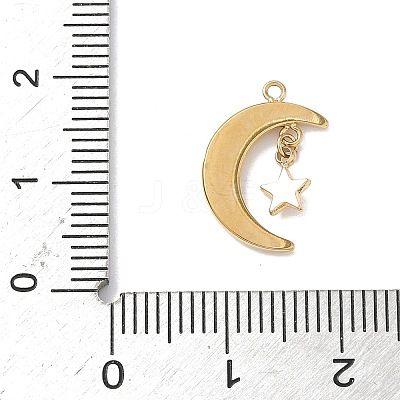 304 Stainless Steel Pendants STAS-H483-36G-1