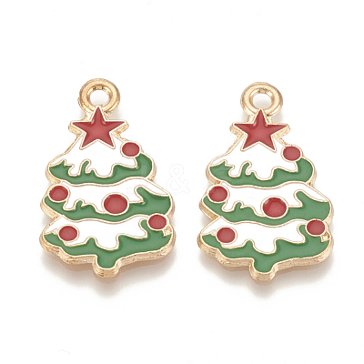 Alloy Enamel Pendants X-ENAM-S115-004-1