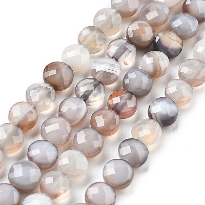 Natural Botswana Agate Beads Strands G-C179-A18-02-1